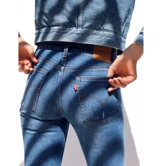 Levi's® Premium WEDGIE STRAIGHT ANKLE WOMEN'S JEANS size 23 - Picture 2 of 10